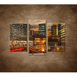 Obrazy na stenu - Výhľad v Shanghaii - 3dielny 75x50cm