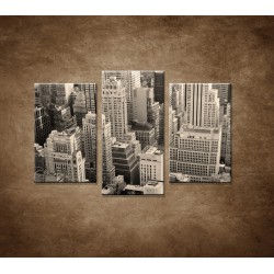 Obrazy na stenu - Mestské mrakodrapy - 3dielny 75x50cm