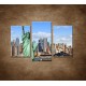 Obrazy na stenu - New York - panoráma - 3dielny 75x50cm
