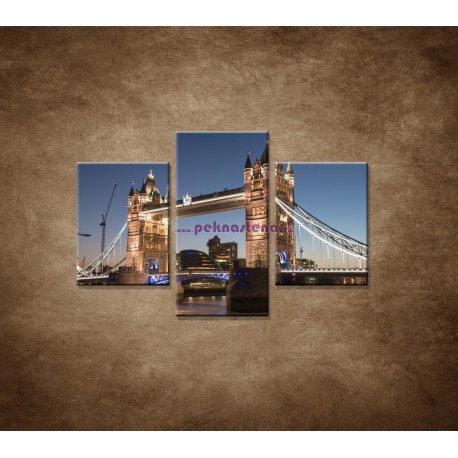 Obrazy na stenu - Tower Bridge  - 3dielny 90x60cm