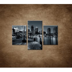 Obrazy na stenu - Boston  - 3dielny 90x60cm