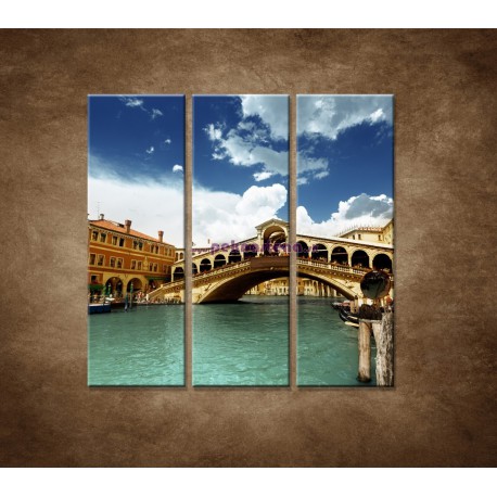 Obrazy na stenu - Benátky - 3dielny 90x90cm