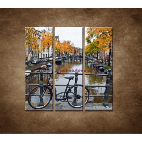 Obrazy na stenu - Jeseň v Holandsku - 3dielny 90x90cm