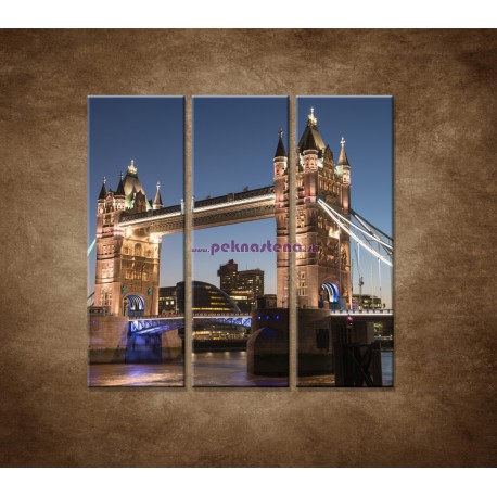 Obrazy na stenu - Tower Bridge - 3dielny 90x90cm