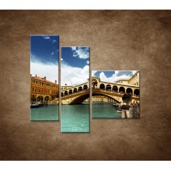 Obrazy na stenu - Benátky - 3dielny 110x90cm