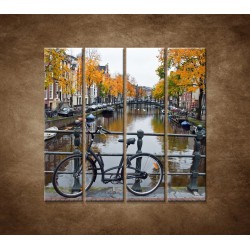 Obrazy na stenu - Jeseň v Holandsku - 4dielny 120x120cm