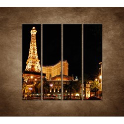Obrazy na stenu - Las Vegas - 4dielny 120x120cm