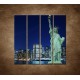 Obrazy na stenu - Socha Slobody - 4dielny 120x120cm