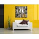 Obrazy na stenu - Žltý taxík - 4dielny 120x120cm
