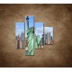 Obrazy na stenu - New York - panoráma - 4dielny 80x90cm
