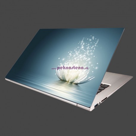 Nálepka na notebook - Lekno na vode