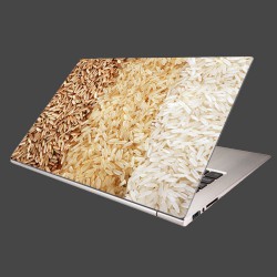 Nálepka na notebook - Tri druhy ryže