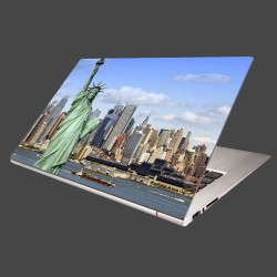 Nálepka na notebook - New York - panoráma