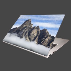 Nálepka na notebook - Mraky pod horami