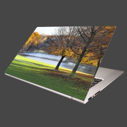 Nálepka na notebook - Park na jeseň