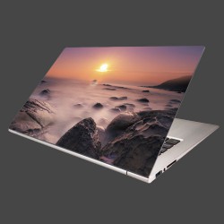 Nálepka na notebook - Východ slnka na pobreží