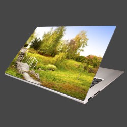 Nálepka na notebook - Zelený park