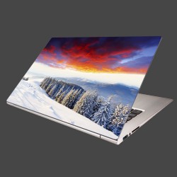 Nálepka na notebook - Zimná príroda