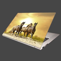 Nálepka na notebook - Divoké kone