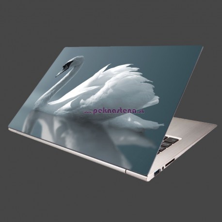 Nálepka na notebook - Labuť