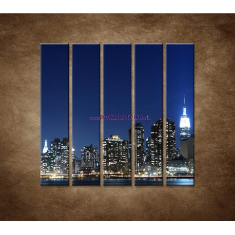 Obrazy na stenu - Manhattan - 5dielny 100x100cm