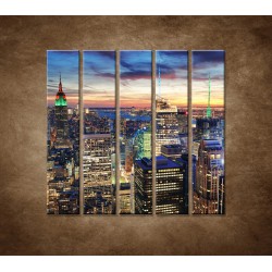 Obrazy na stenu - New York City - 5dielny 100x100cm
