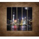 Obrazy na stenu - Nočný Shanghai - 5dielny 100x100cm