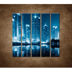 Obrazy na stenu - Shanghai - 5dielny 100x100cm