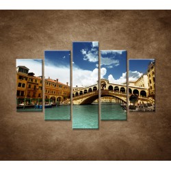 Obrazy na stenu - Benátky - 5dielny 150x100cm