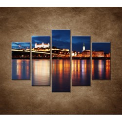 Obrazy na stenu - Bratislava - 5dielny 150x100cm