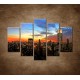 Obrazy na stenu - Nočný New York - 5dielny 150x100cm