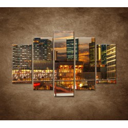 Obrazy na stenu - Výhľad v Shanghaii - 5dielny 150x100cm