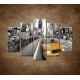 Obrazy na stenu - Žltý taxík - 5dielny 150x100cm