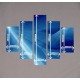 Obrazy na stenu - Shanghai - 5dielny 100x80cm