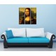 Obrazy na stenu - Mona Lisa - 3dielny 90x90cm