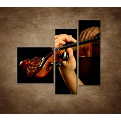 Obrazy na stenu - Hráč na husle - 3dielny 110x90cm