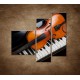 Obrazy na stenu - Husle a klavír - 3dielny 110x90cm