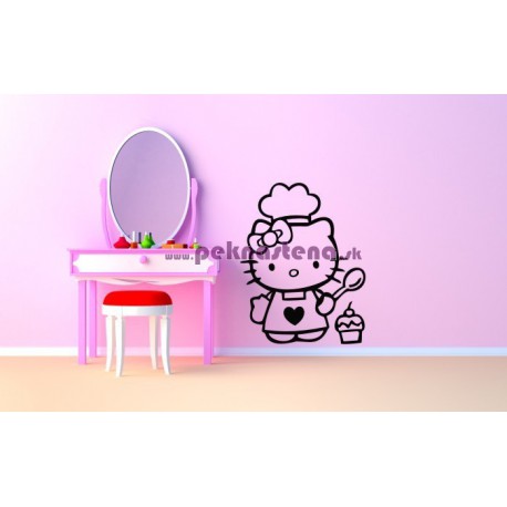 Nálepka na stenu - Hello Kitty 3 