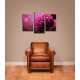 Obrazy na stenu - Kvetinové pozadie - 3dielny 75x50cm