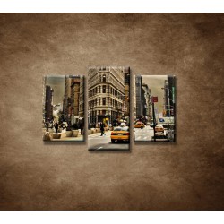Obrazy na stenu - Žehlička - New York - 3dielny 75x50cm