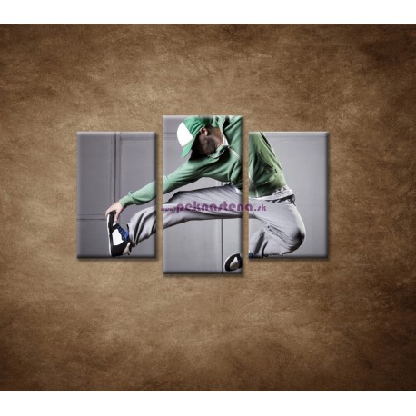 Obrazy na stenu - Hip-hoper - 3dielny 75x50cm