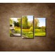 Obrazy na stenu - Zelený park - 3dielny 75x50cm