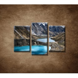 Obrazy na stenu - Tri lagúny - 3dielny 75x50cm
