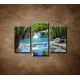 Obrazy na stenu - Horský potok - 3dielny 75x50cm