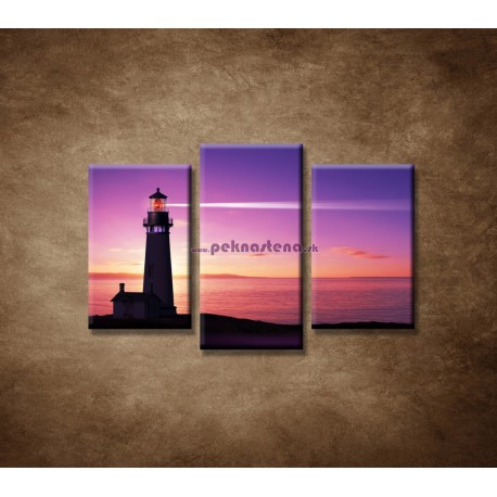 Obrazy na stenu - Lúč majáka - 3dielny 75x50cm
