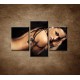Obrazy na stenu - Zmyselná žena - 3dielny 90x60cm