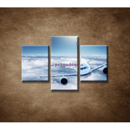 Obrazy na stenu - Boeing 747  - 3dielny 90x60cm