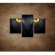 Obrazy na stenu - Temný pohľad - 3dielny 90x60cm
