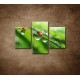 Obrazy na stenu - Lienky - 3dielny 90x60cm