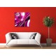 Obrazy na stenu - 3D fialová abstrakcia - 3dielny 90x90cm